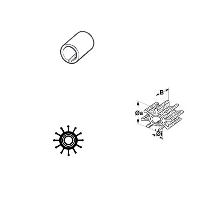 Impeller Volvo OE: 833512-5, 3854286, IP500103T