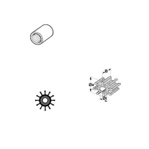 Impeller Jabsco OE: 17937-0001, allpa#500114