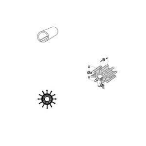 Impeller Yamaha  OE: 6TA-12457-00, allpa#500120