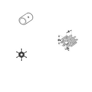 Impeller Volvo OE: 875583-7, 3586496, 21951342, 833995, IP500121