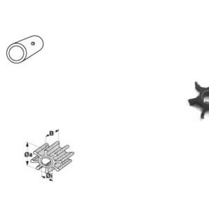 Impeller Honda OE19210-ZW1-B02 und 19210-ZW-1-B04, IP500337