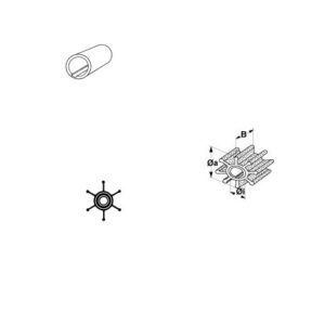 Impeller Jabsco OE: 22799-0001, allpa#500129