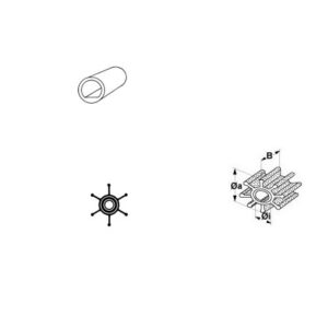 Impeller Yanmar   OE: 128170-42070, IP500130
