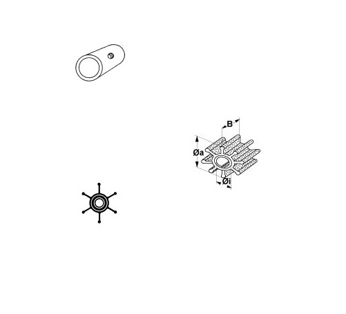 Impeller Jabsco OE: 18777-0001, allpa#500131