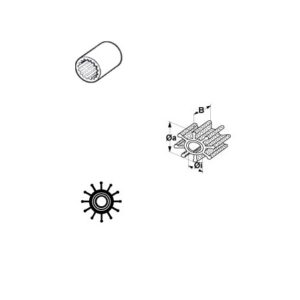 Impeller DJ - Pump OE: 09-105-1201, allpa#500150