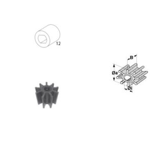 Impeller Jabsco   OE: 18786-0001, allpa#5500153