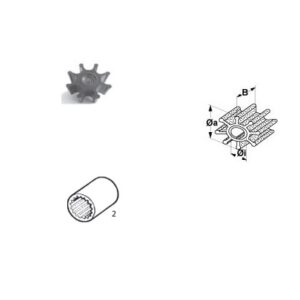 Impeller Jabsco OE: 11979-0001, allpa#500155