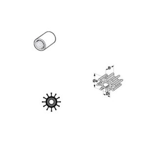 Impeller Jabsco  OE: 31130-0061, allpa#500161