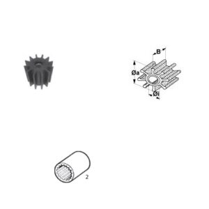 Impeller Volvo OE: 3830459, allpa#500163