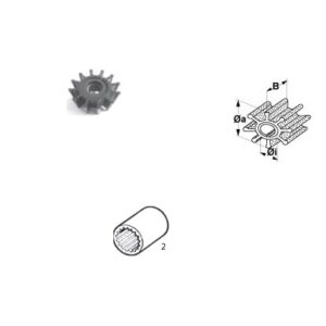 Impeller Volvo OE:21213660, 3862567, 21951348, allpa#500189
