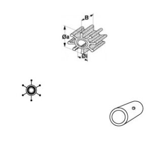 Impeller Jabsco, allpa#500216