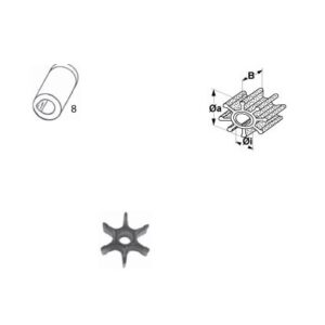 Impeller Johnson-Evinrude OE: 397131, 435821, 395864, 435748, 5001593, allpa#500308