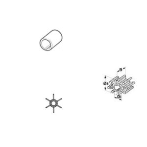 Impeller Mariner-Mercury-Mercruiser  OE: 47-22748, allpa#500309