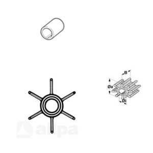 Impeller Mariner-Mercury-Mercruiser OE: 47-20268, allpa#500312