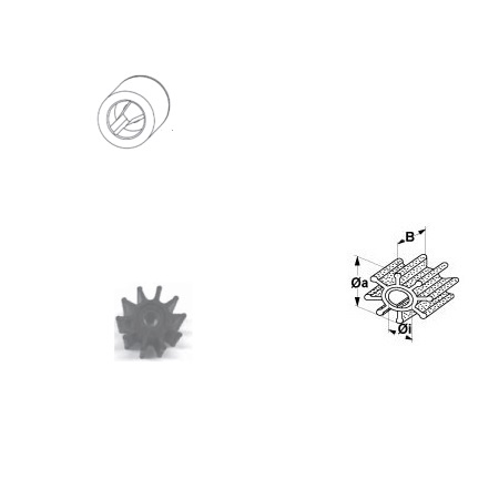Impeller für OMC® Motoren – Kühlwasserpumpen IP500317