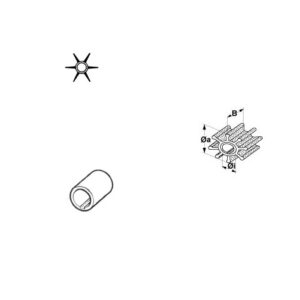 Impeller Suzuki, OE: 17461-93901, 17461-92D02, 17461-93903, allpa#500319