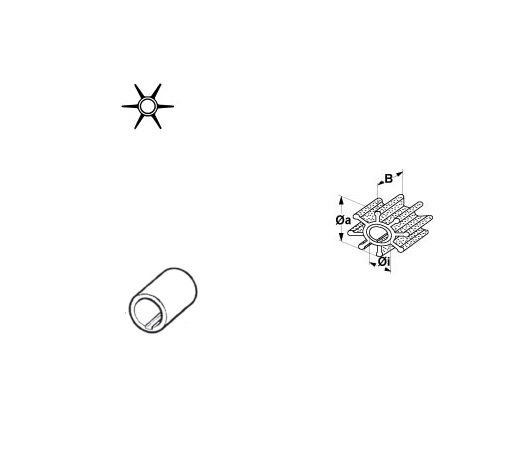 Impeller Yamaha: YSC-101-03-01-OC, allpa#500322