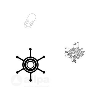 Impeller Chrysler-Force OE: 47-F525065, allpa#500330