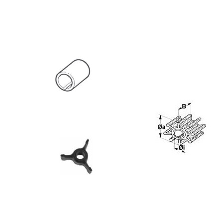 Impeller OMC OE: 433915, 433935, allpa#500332