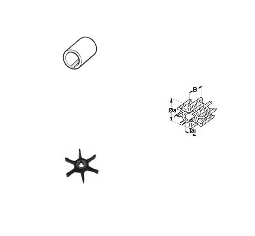 Impeller OMC OE: 277181, 434424, allpa#500350