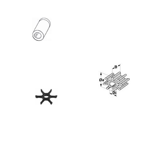 Impeller OMC OE: 385289, 395289, allpa#500370