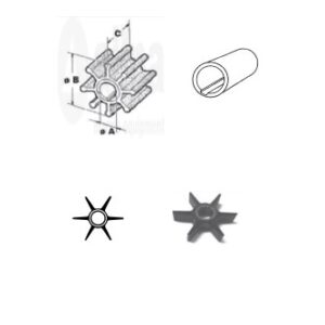 Impeller Mariner-Mercury-Mercruiser OE:47-19453T, allpa#500378