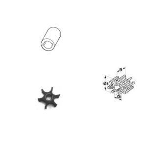 Impeller Tohatsu OE: 309-65021-1, 309-65021-1M, IP500396