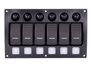 Sierra Schalttafel 12-24v, Ip66, 6 Positionen