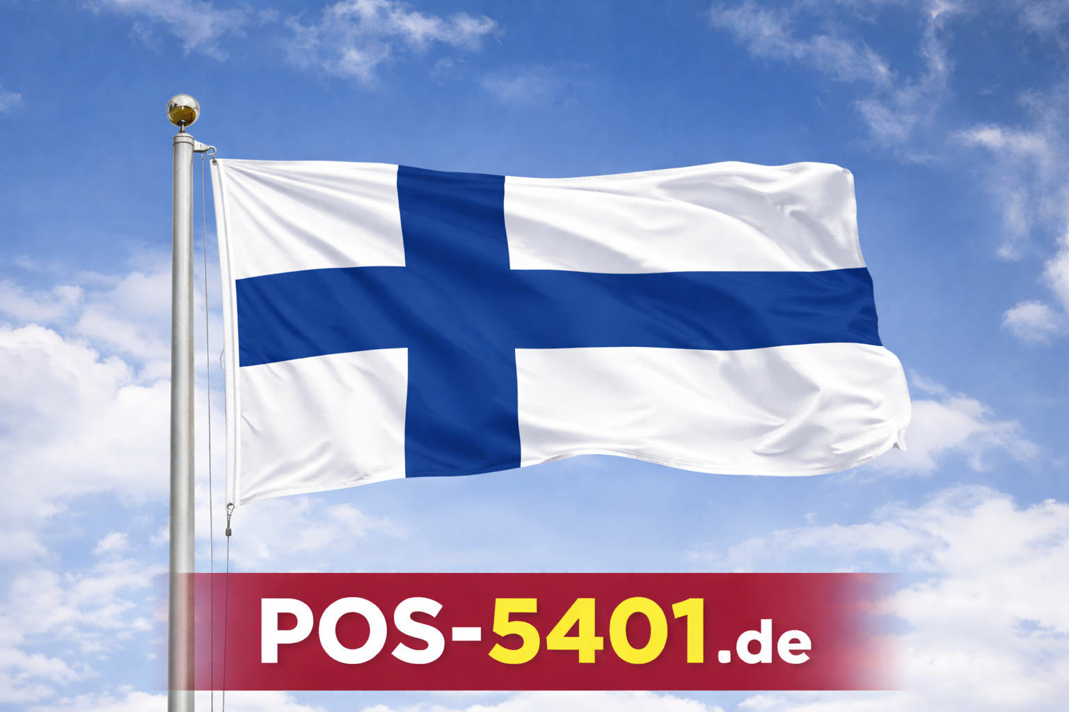 Gastlandflagge / Fahne Finnland