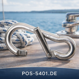 KONG GENIUS Karabiner Edelstahl 1.4401 – KEY-LOCK Karabiner mit Kausch