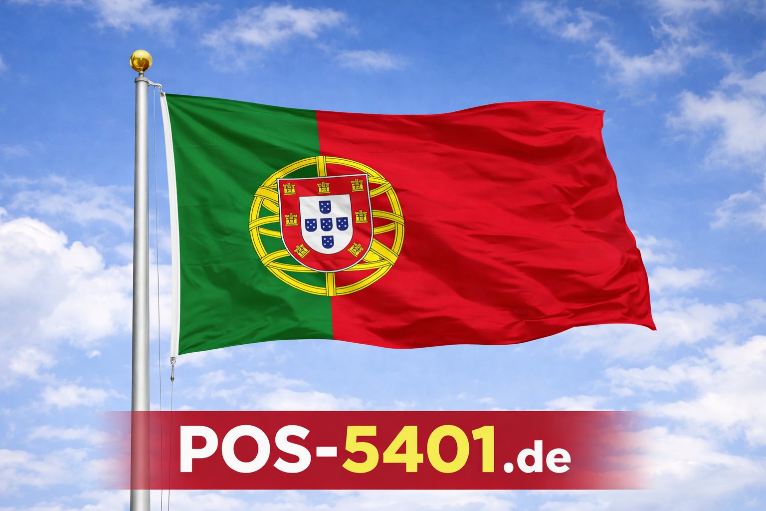 Gastlandflagge / Fahne Portugal