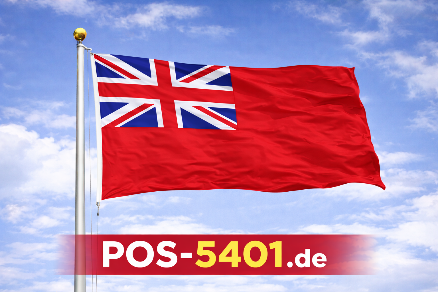 Gastlandflagge / Fahne Großbritannien