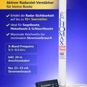 Echomax Active-X Radar Reflektor – Aktiver Radarziel-Verstärker