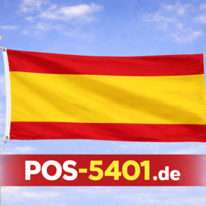 Gastlandflagge Spanien – Robuster Schiffsflaggenstoff