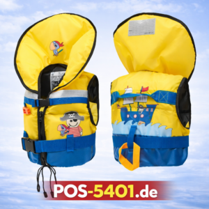 Kinderfeststoffweste CE 100N, "Pirat"