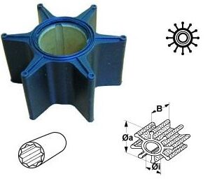 Impeller Yanmar  OE: 129470-42530, 129470-42532, IP500107