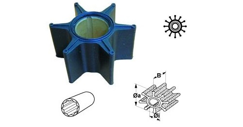 Impeller Yanmar OE: 129470-42530, 129470-42532, IP500107