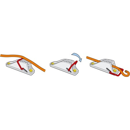 Clamcleat® Tauklemmen - Klemmen mit Sicherheitsbügel – Bild 2