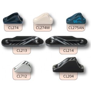 Clamcleat® - Klemmen für 1-6mm Tauwerk - offene Klemmen