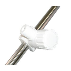 Antennenbasis - zur Relingsmontage - Nylon mit Handrad