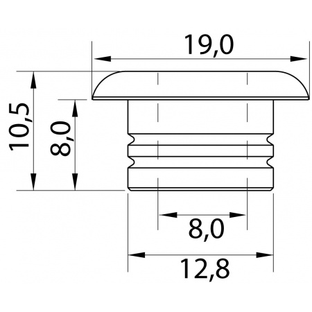 Decksdurchführungen - Aluminium, rund – Bild 2