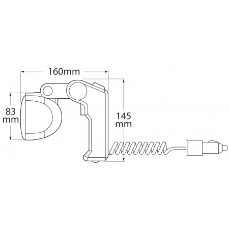 Suchscheinwerfer - Handstrahler LED – Bild 2