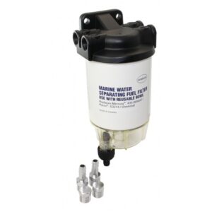 Benzinfilter - Gehäuse und Kopf Aluminium, für Mercury Motoren