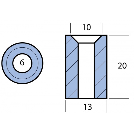 Anoden - Yamaha - Motoranode 6-300PS – Bild 2