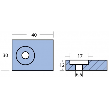 Anoden - Suzuki - Plattenanode DF 9,9-300PS, DT 9,9-200PS – Bild 2