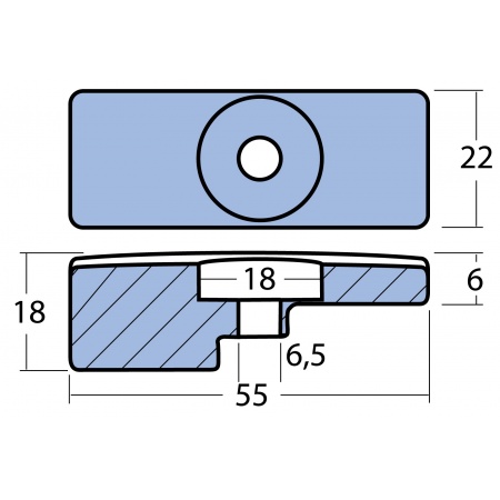 Anoden - Suzuki - Plattenanode DF 60-140 (1998-2006) – Bild 2