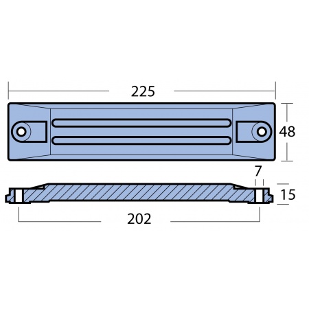 Anoden - Honda - Plattenanode BF 75-225PS – Bild 2