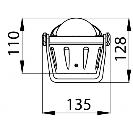 ARTICA BA – 70 mm Bootskompass mit LED & Haltebügel – Bild 2