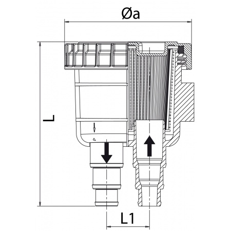 Kühlwasserfilter - Kunststoffgehäuse Compact – Bild 3